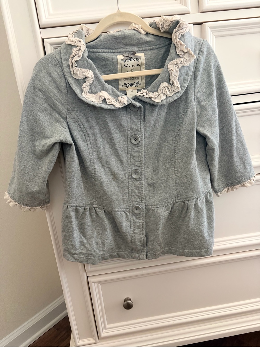 Nick & Mo Vintage Cotton Ruffle Top